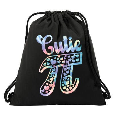 Cutie Pie Pi Day 3 14 Pi Number Symbol Math Science Tie Dye Cool Gift Drawstring Bag