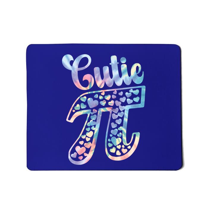 Cutie Pie Pi Day 3 14 Pi Number Symbol Math Science Tie Dye Cool Gift Mousepad