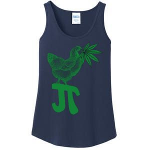 Chicken Pot Pie Pi Day Weed Pun Math Numbers March 3.14 Ladies Essential Tank