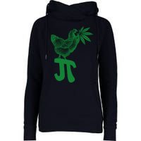 Chicken Pot Pie Pi Day Weed Pun Math Numbers March 3.14 Womens Funnel Neck Pullover Hood