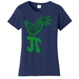 Chicken Pot Pie Pi Day Weed Pun Math Numbers March 3.14 Women's T-Shirt