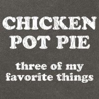 Chicken Pot Pie Three Of My Favorite Things Cotton Canvas Backpack