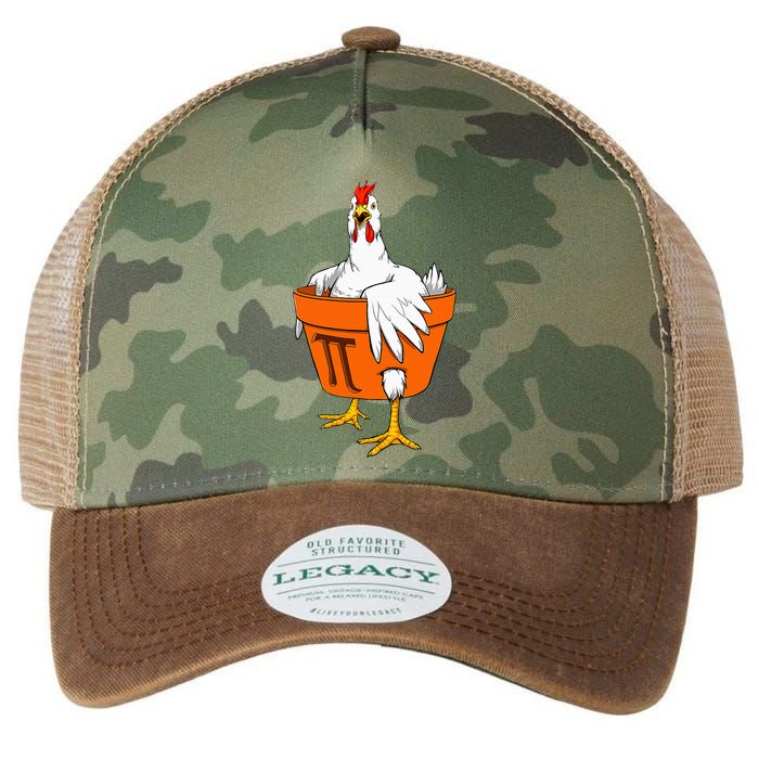 Chicken Pot PI Day Math Teacher Gift Legacy Tie Dye Trucker Hat