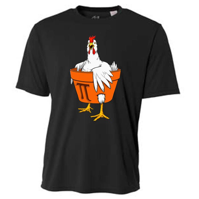 Chicken Pot PI Day Math Teacher Gift Cooling Performance Crew T-Shirt