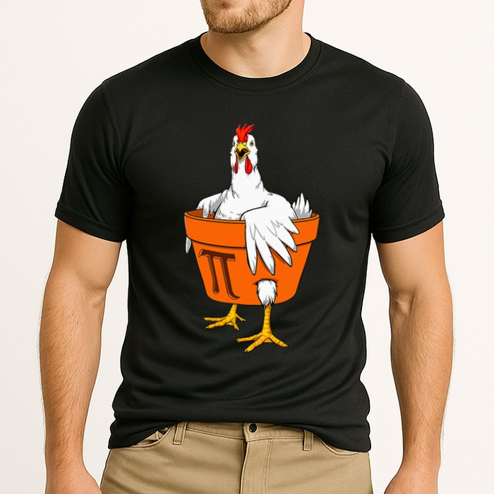 Chicken Pot PI Day Math Teacher Gift Performance Shirt