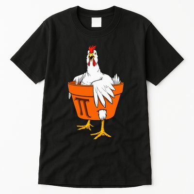 Chicken Pot PI Day Math Teacher Gift Tall T-Shirt