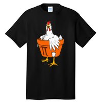 Chicken Pot PI Day Math Teacher Gift Tall T-Shirt