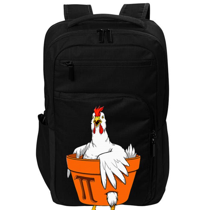 Chicken Pot PI Day Math Teacher Gift Impact Tech Backpack