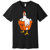 Chicken Pot PI Day Math Teacher Gift Premium T-Shirt