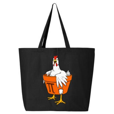 Chicken Pot PI Day Math Teacher Gift 25L Jumbo Tote