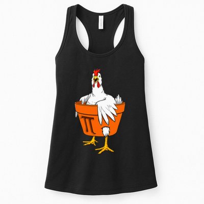 Chicken Pot PI Day Math Teacher Gift Womens Tank Top