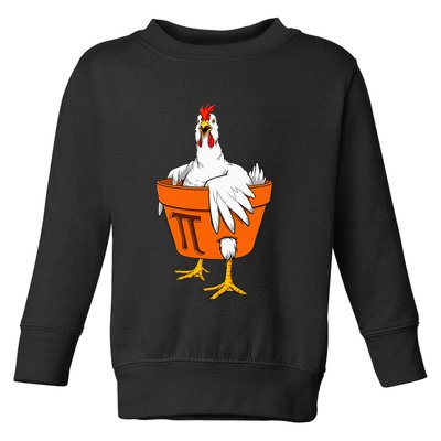 Chicken Pot PI Day Math Teacher Gift Toddler Sweatshirt