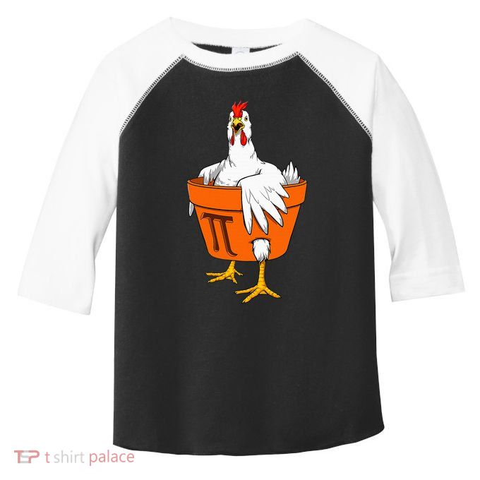 Chicken Pot PI Day Math Teacher Gift Toddler Fine Jersey T-Shirt