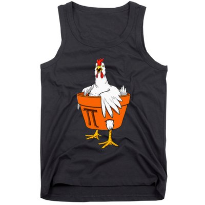 Chicken Pot PI Day Math Teacher Gift Tank Top