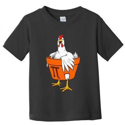 Chicken Pot PI Day Math Teacher Gift Toddler T-Shirt