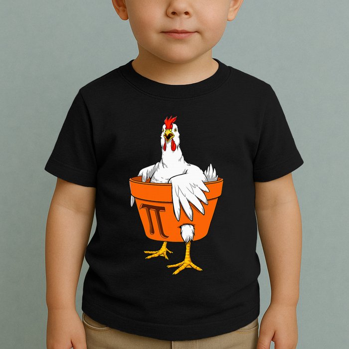 Chicken Pot PI Day Math Teacher Gift Toddler T-Shirt