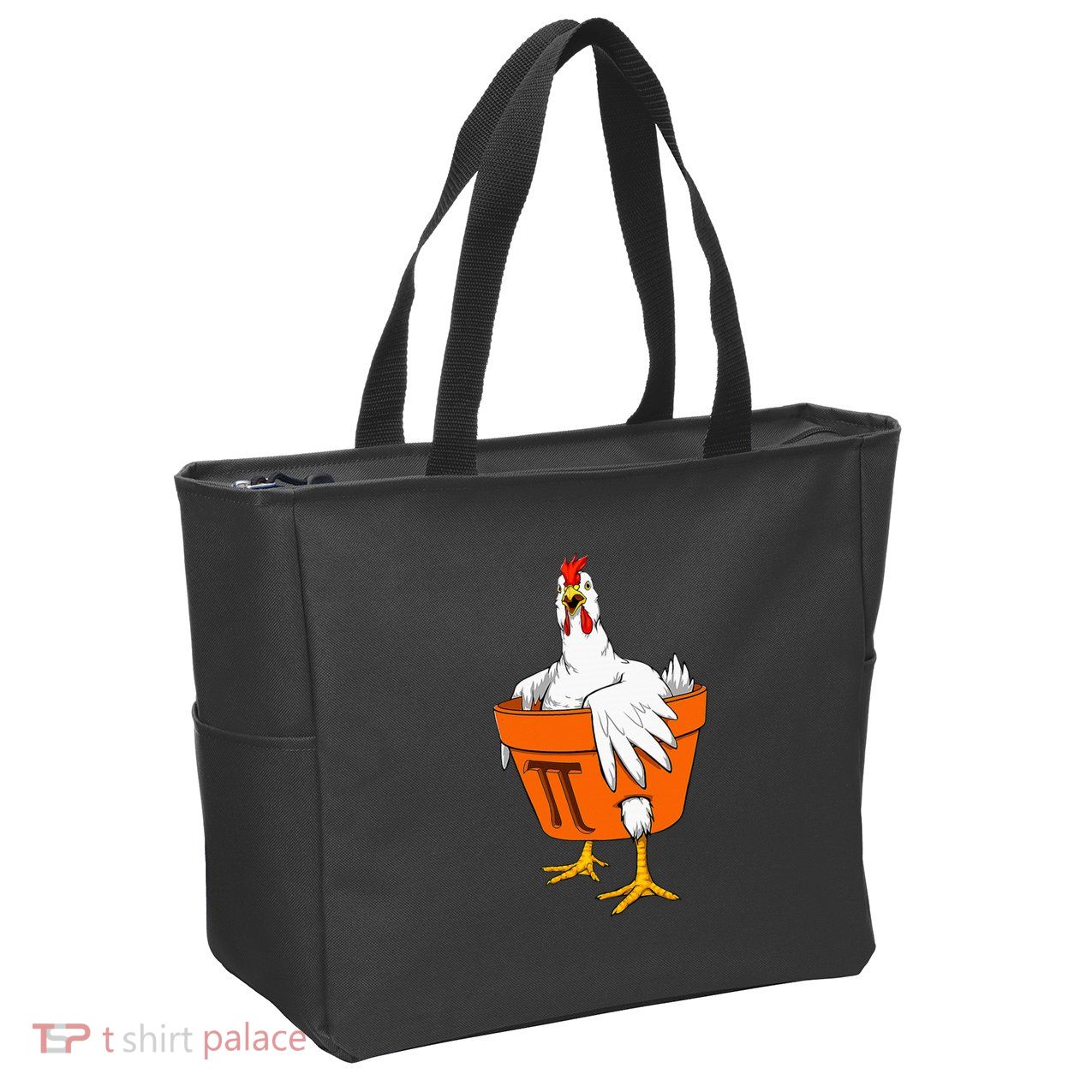 Chicken Pot PI Day Math Teacher Gift Zip Tote Bag