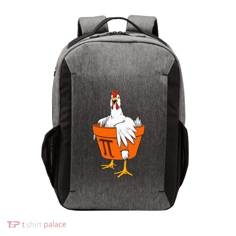 Chicken Pot PI Day Math Teacher Gift Vector Backpack