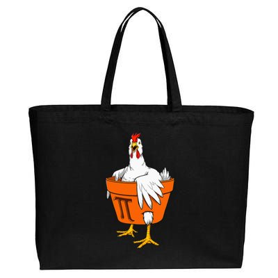 Chicken Pot PI Day Math Teacher Gift Cotton Canvas Jumbo Tote