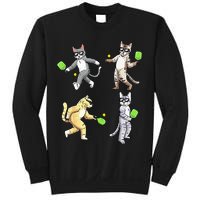 Cats Playing Pickleball Sweatshirt