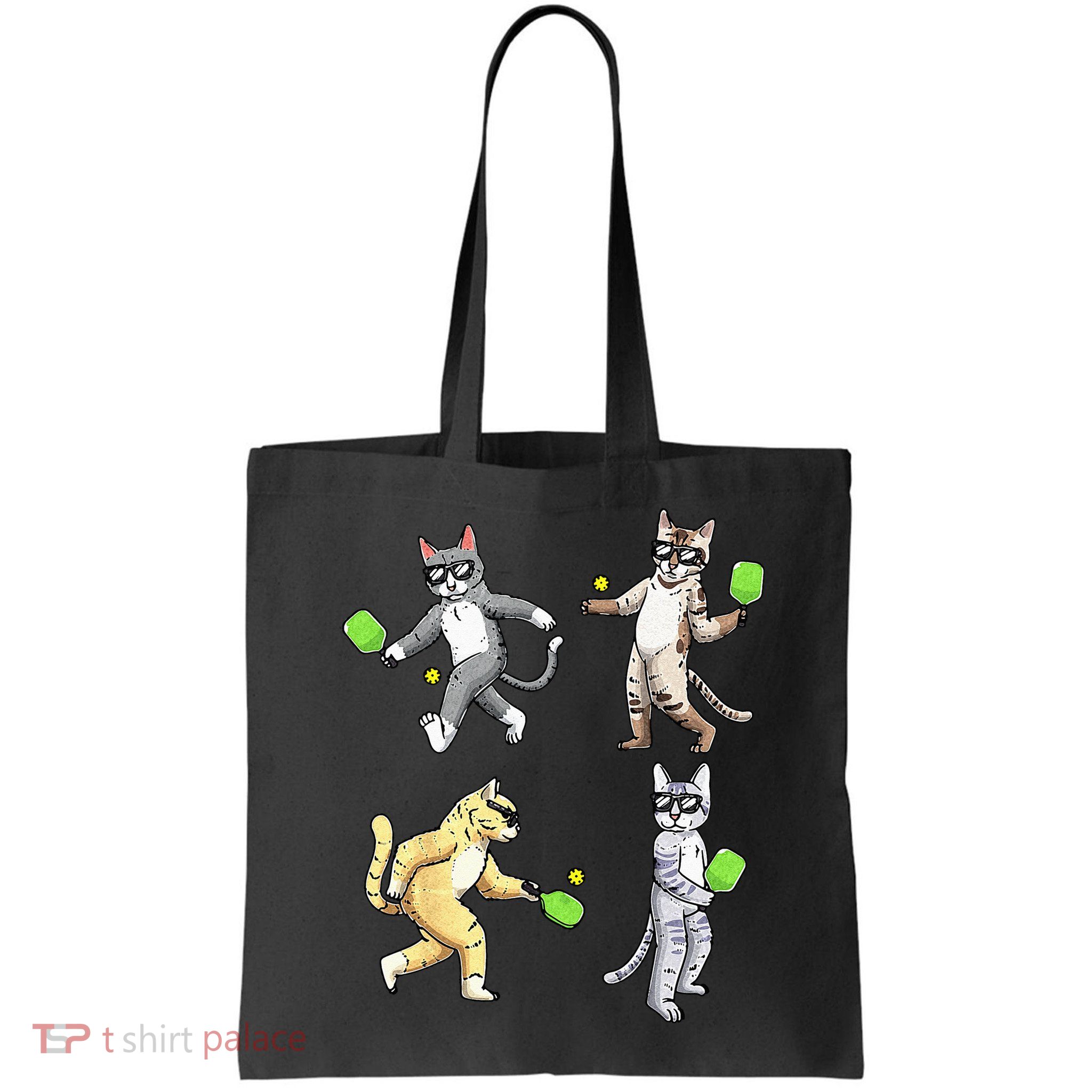Cats Playing Pickleball Bag