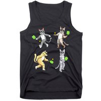 Cats Playing Pickleball Tank Top