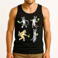 Cats Playing Pickleball Tank Top