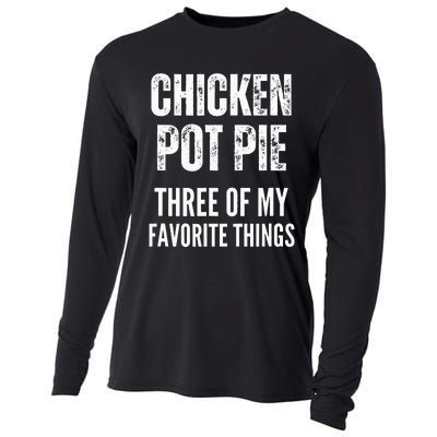 Chicken Pot Pie Three Of My Favorite Things Pot Pie Cooling Performance Long Sleeve Crew