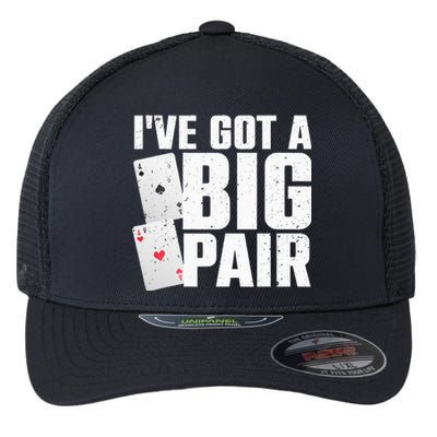 Cool Poker Player Design For Men Women Casino Lover Gambler Flexfit Unipanel Trucker Cap