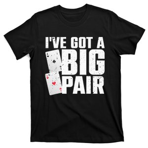 Cool Poker Player Design For Men Women Casino Lover Gambler T-Shirt