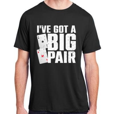 Cool Poker Player Design For Men Women Casino Lover Gambler Adult ChromaSoft Performance T-Shirt