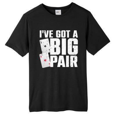 Cool Poker Player Design For Men Women Casino Lover Gambler Tall Fusion ChromaSoft Performance T-Shirt