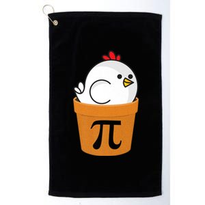 Chicken Pot Pi Shirt, Funny Math Day Gift Premium Platinum Collection Golf Towel