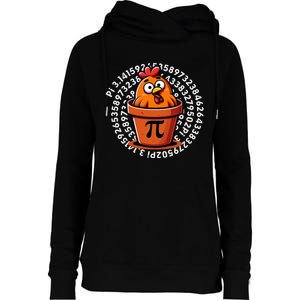 Chicken Pot Pi Day Women Math Teacher Womens Funnel Neck Pullover Hood