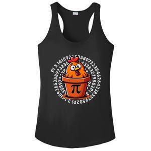 Chicken Pot Pi Day Women Math Teacher Ladies PosiCharge Competitor Racerback Tank