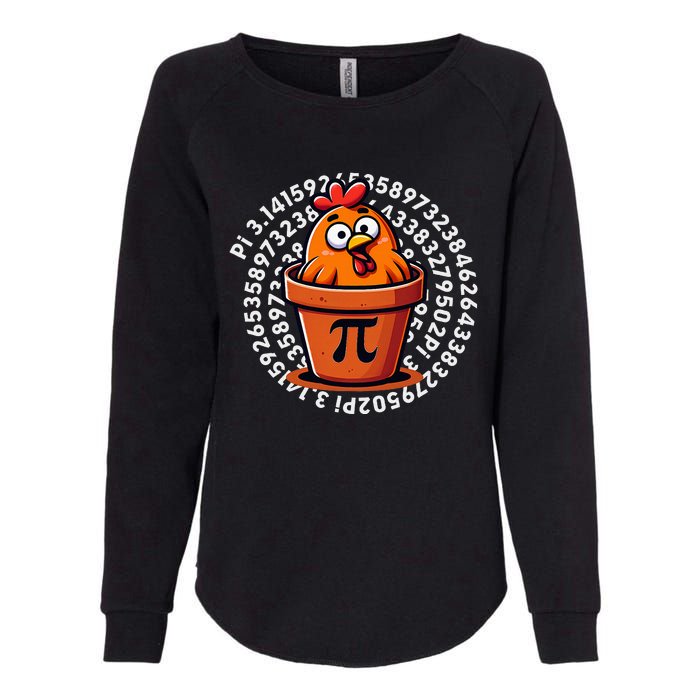 Chicken Pot Pi Day Women Math Teacher Womens California Wash Sweatshirt