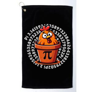 Chicken Pot Pi Day Women Math Teacher Platinum Collection Golf Towel