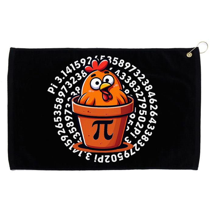 Chicken Pot Pi Day Women Math Teacher Grommeted Golf Towel