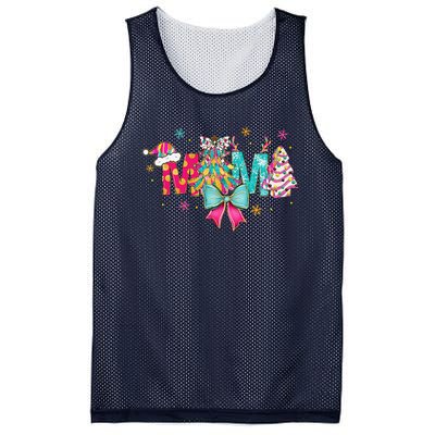 Coquette Preppy Pin.K Christmas Mama Christmas Outfits Mesh Reversible Basketball Jersey Tank