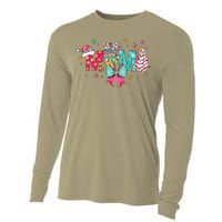 Coquette Preppy Pin.K Christmas Mama Christmas Outfits Cooling Performance Long Sleeve Crew