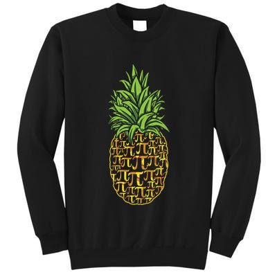 Chicken Pot Pie Math Day Pi Symbol Happy Pi Day Gift Tall Sweatshirt