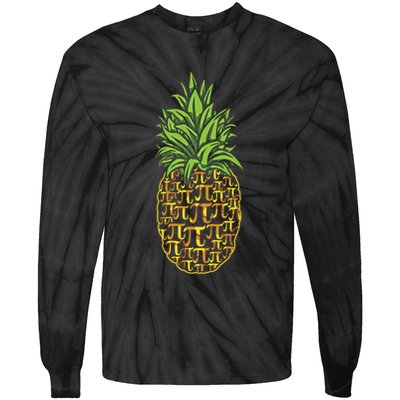 Chicken Pot Pie Math Day Pi Symbol Happy Pi Day Gift Tie-Dye Long Sleeve Shirt