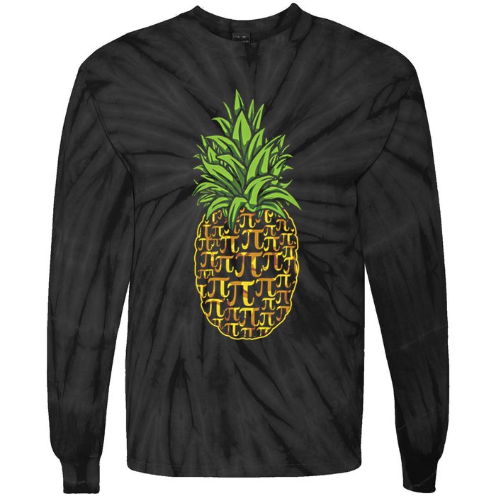 Chicken Pot Pie Math Day Pi Symbol Happy Pi Day Gift Tie-Dye Long Sleeve Shirt