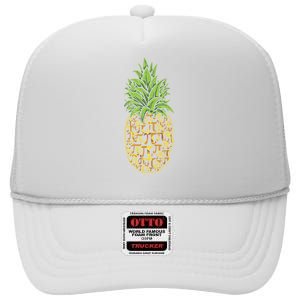 Chicken Pot Pie Math Day Pi Symbol Happy Pi Day Gift High Crown Mesh Back Trucker Hat