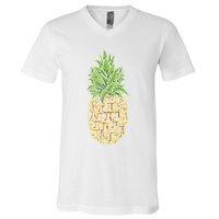Chicken Pot Pie Math Day Pi Symbol Happy Pi Day Gift V-Neck T-Shirt