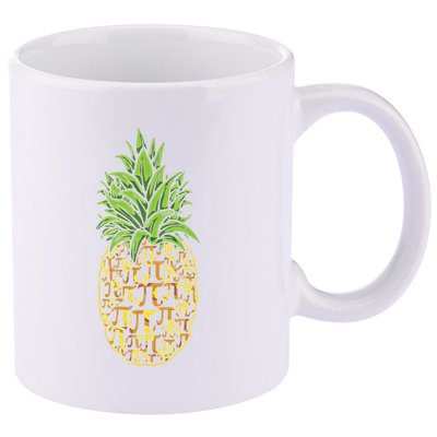 Chicken Pot Pie Math Day Pi Symbol Happy Pi Day Gift 11oz C Handle Ceramic Mug