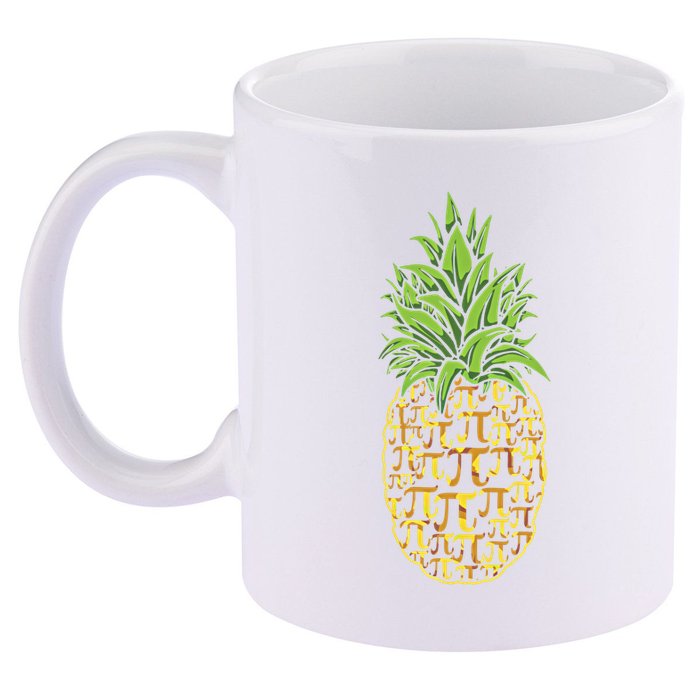 Chicken Pot Pie Math Day Pi Symbol Happy Pi Day Gift 11oz C Handle Ceramic Mug