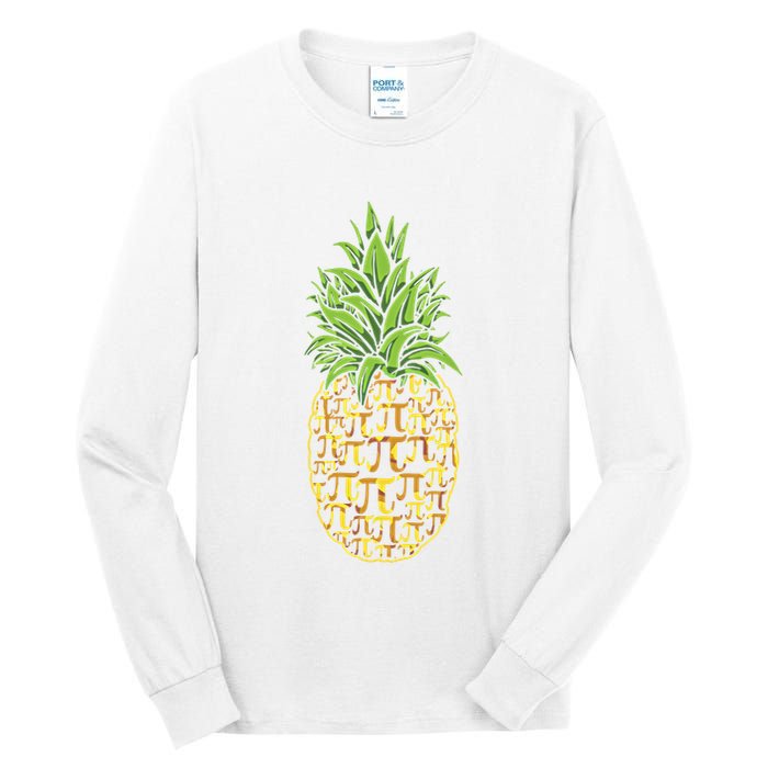 Chicken Pot Pie Math Day Pi Symbol Happy Pi Day Gift Tall Long Sleeve T-Shirt