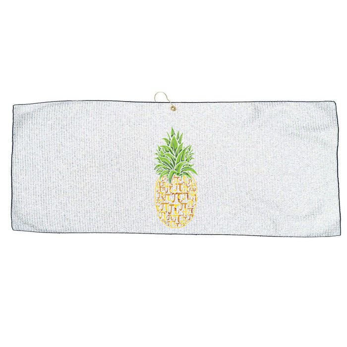 Chicken Pot Pie Math Day Pi Symbol Happy Pi Day Gift Large Microfiber Waffle Golf Towel