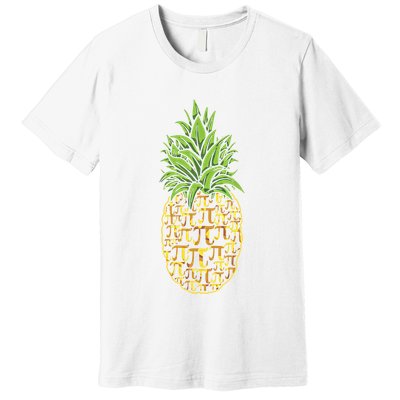 Chicken Pot Pie Math Day Pi Symbol Happy Pi Day Gift Premium T-Shirt